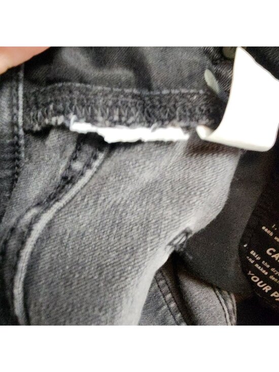 Madewell Jeans Womens 24 Black Denim Button Fly Skinny - Picture 12 of 13